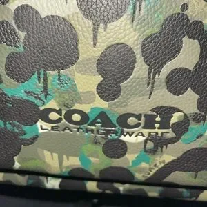Coach | Bags | Coach Authentic Army Camouflage Leather Book  display picture 2